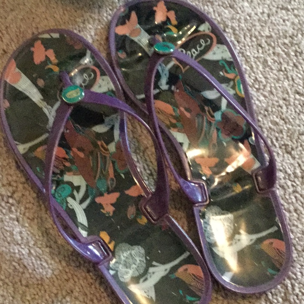 Sakroots jelly slippers
